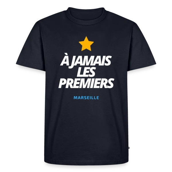 Marseille À Jamais Les Premiers (Blanc) sur T-shirt Premium bio Homme