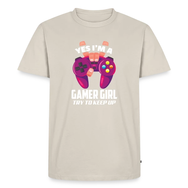 Gamer Girl : Les Filles Aussi Zappent ! sur T-shirt Premium bio Homme
