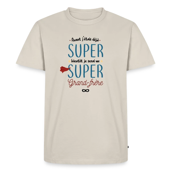 Futur Super Grand Frère sur T-shirt Premium bio Homme