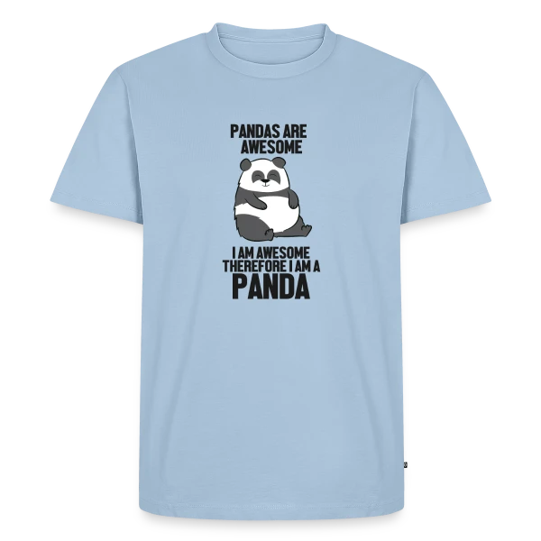 Panda Adorable Génial sur T-shirt Premium bio Homme