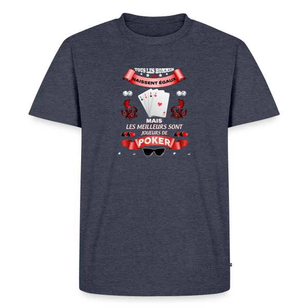 Le Meilleur Joueur de Poker sur T-shirt Premium bio Homme