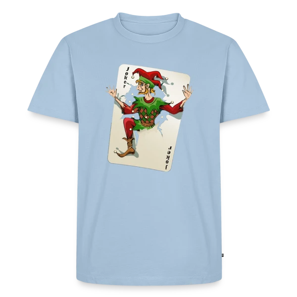 Joker Carte à Jouer sur T-shirt Premium bio Homme