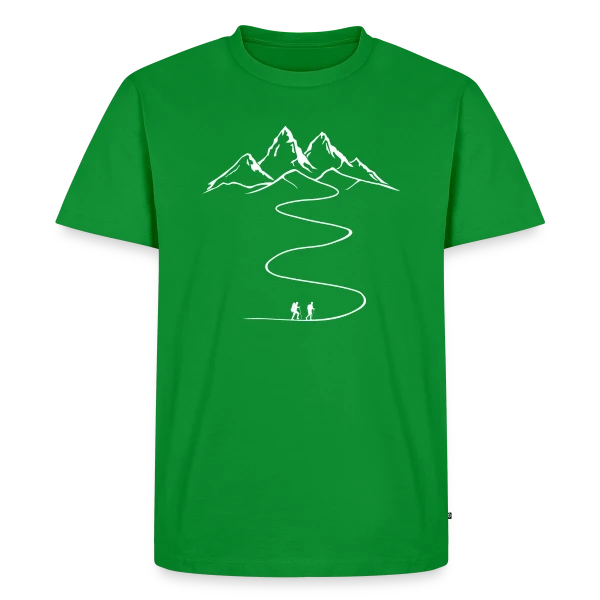 Randonnée Montagne: L'Aventure Ne Fait Que Commencer! sur T-shirt Premium bio Homme