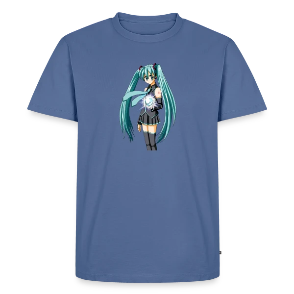 Miku Manga : Jolie Fille Style Anime Kawaii sur T-shirt Premium bio Homme