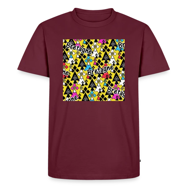 Motif Pop Art Bretagne sur T-shirt Premium bio Homme