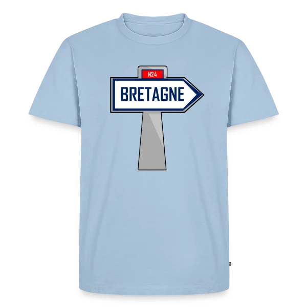 Bretagne : Direction Humoristique Bretonne sur T-shirt Premium bio Homme
