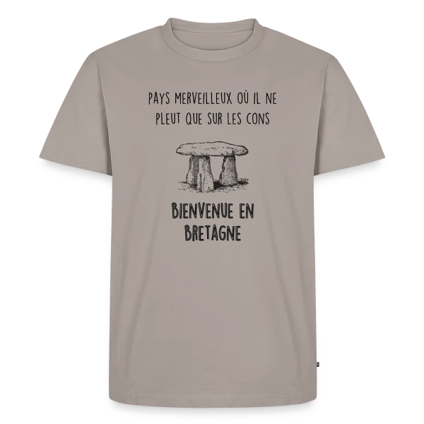 Bretagne Dolmen Humour sur T-shirt Premium bio Homme