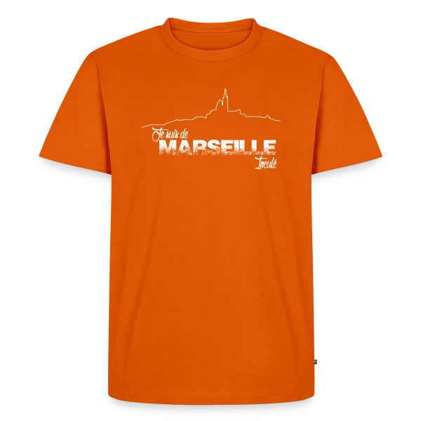 Je Suis de Marseille Fierté sur T-shirt Premium bio Homme
