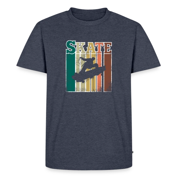 Skate Esprit Rétro Vintage sur T-shirt Premium bio Homme