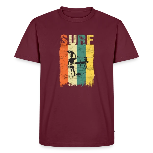 Surfing Vintage | Passion Vagues sur T-shirt Premium bio Homme