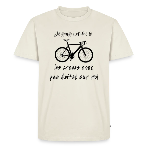 Comme le Vélo, Les Années N'ont Pas d'Effet sur T-shirt Premium bio Homme