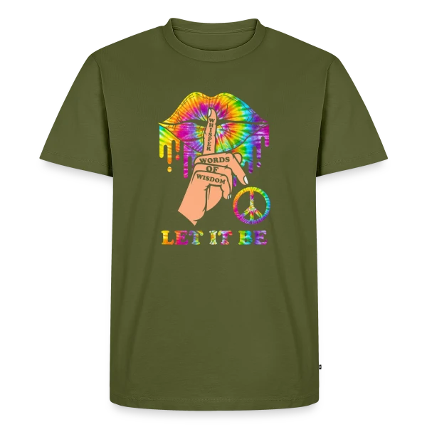 Hippie Peace & Sagesse sur T-shirt Premium bio Homme