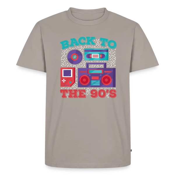 Icônes Rétro Années 90 sur T-shirt Premium bio Homme