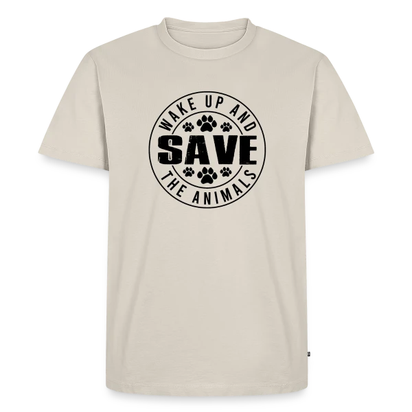 Sauvons les Animaux sur T-shirt Premium bio Homme