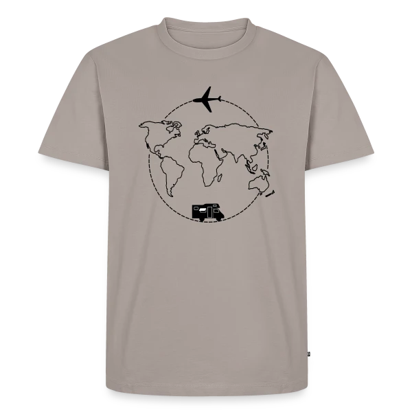 Voyage Autour du Monde sur T-shirt Premium bio Homme