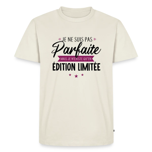 Femme "Je Suis Une Édition Limitée" sur T-shirt Premium bio Homme