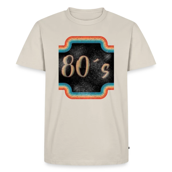 Rétro Années 80 Vintage sur T-shirt Premium bio Homme