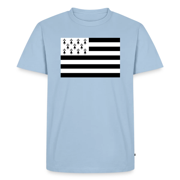 Drapeau Breton Gwenn ha Du sur T-shirt Premium bio Homme