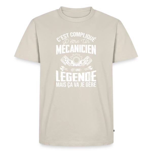 Mécanicien De Légende : C'est Compliqué, Mais Je Gère ! sur T-shirt Premium bio Homme
