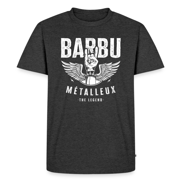 Barbu Métalleux : La Légende sur T-shirt Premium bio Homme
