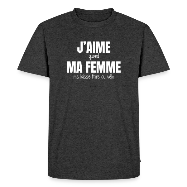 Vélo, Femme et Liberté sur T-shirt Premium bio Homme