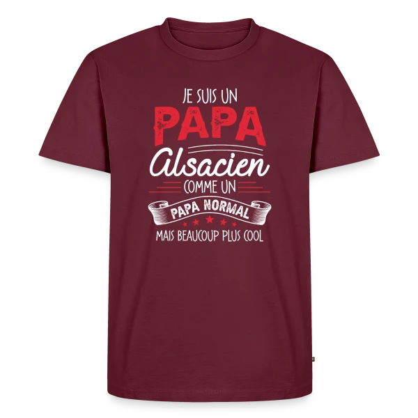 Papa Alsacien : Comme un Papa Normal, Mais Plus Cool ! sur T-shirt Premium bio Homme