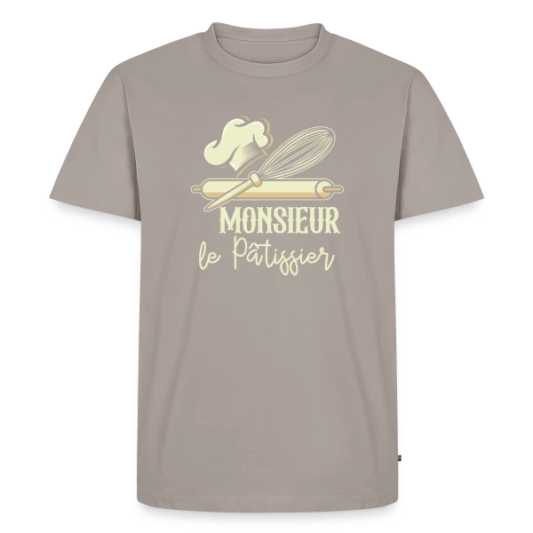 Monsieur Le Pâtissier - Passion Gâteaux & Humour sur T-shirt Premium bio Homme