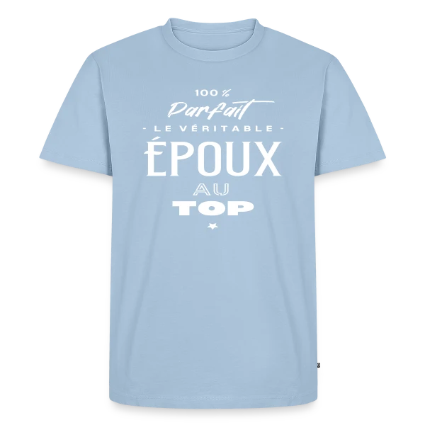 Mon Époux, le Vrai Top ! sur T-shirt Premium bio Homme