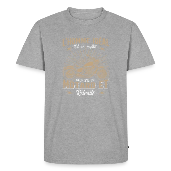 Motard L'Homme Idéal - Humour Moto Biker sur T-shirt Premium bio Homme
