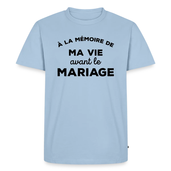 Adieu Vie de Célibataire sur T-shirt Premium bio Homme