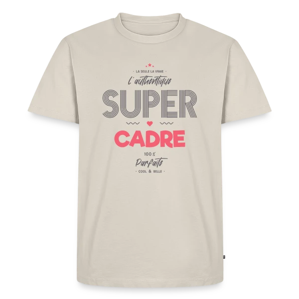 L'Authentique Super Cadre sur T-shirt Premium bio Homme