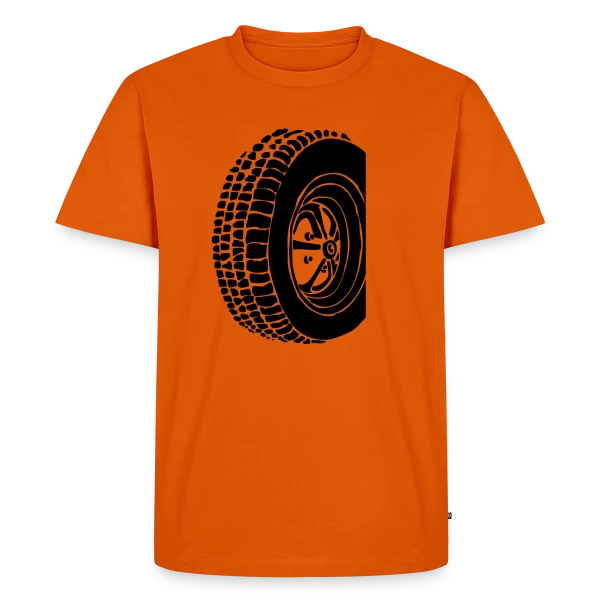Pneu Rétro Oldschool sur T-shirt Premium bio Homme