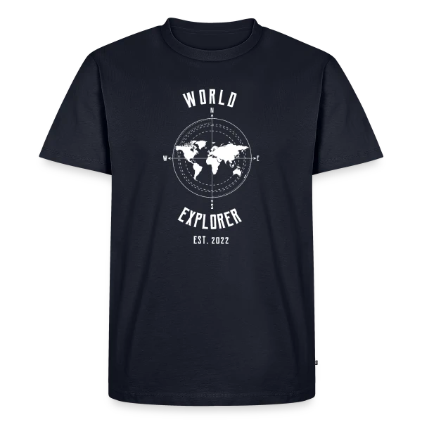 Voyageur Minimaliste sur T-shirt Premium bio Homme