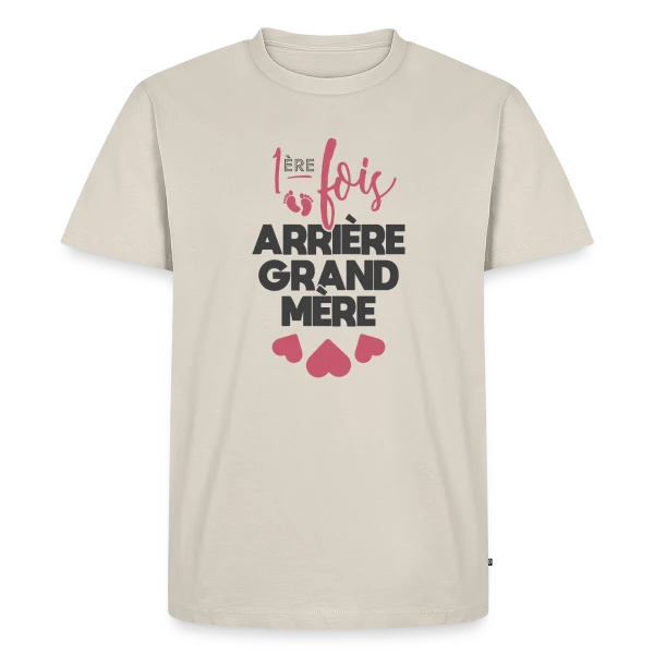 Future Arrière-Grand-Mère Fière sur T-shirt Premium bio Homme