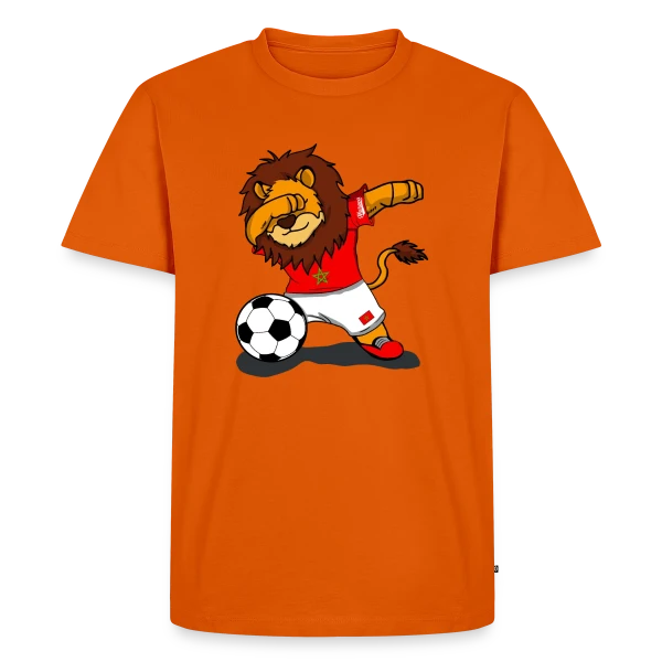 Lion Marocain Foot Dab sur T-shirt Premium bio Homme