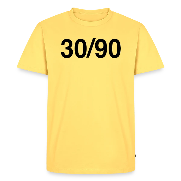 Humour Anniversaire 30/90 sur T-shirt Premium bio Homme