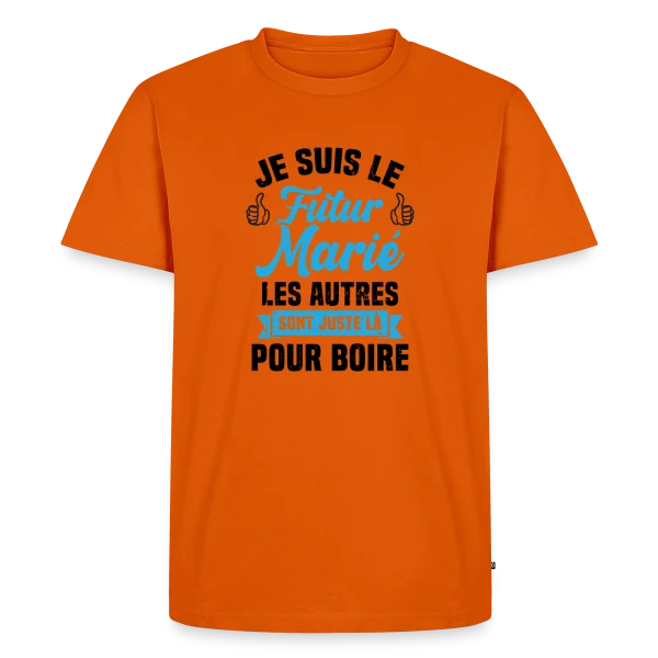 Futur Marié Humour EVG sur T-shirt Premium bio Homme