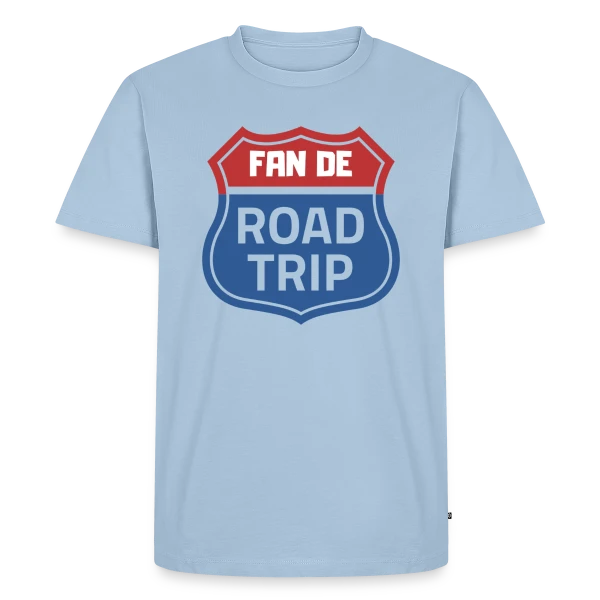 Écusson Fan de Road Trip sur T-shirt Premium bio Homme