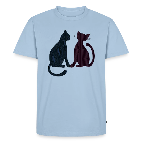 Amour Félin sur T-shirt Premium bio Homme