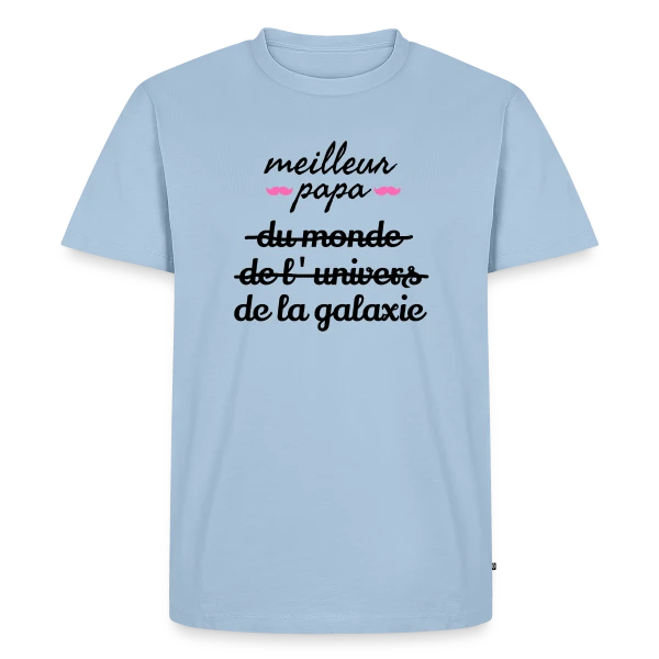 'Meilleur Papa du Monde' - La Déclaration Ultime sur T-shirt Premium bio Homme