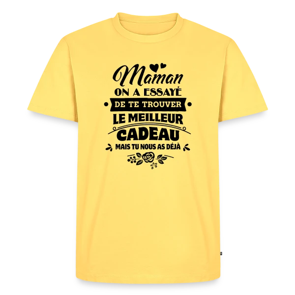 Fête des Mères: Maman, Tu es Notre Plus Beau Cadeau sur T-shirt Premium bio Homme