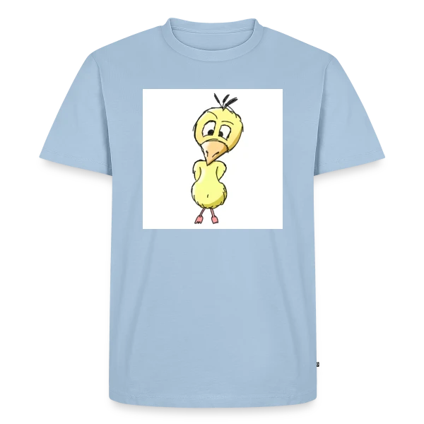 Caneton Timide et Drôle sur T-shirt Premium bio Homme