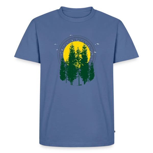 Arbre du Monde Végétal sur T-shirt Premium bio Homme
