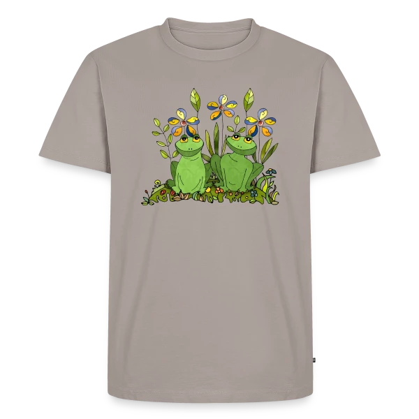 Craquant Motif Grenouille sur T-shirt Premium bio Homme