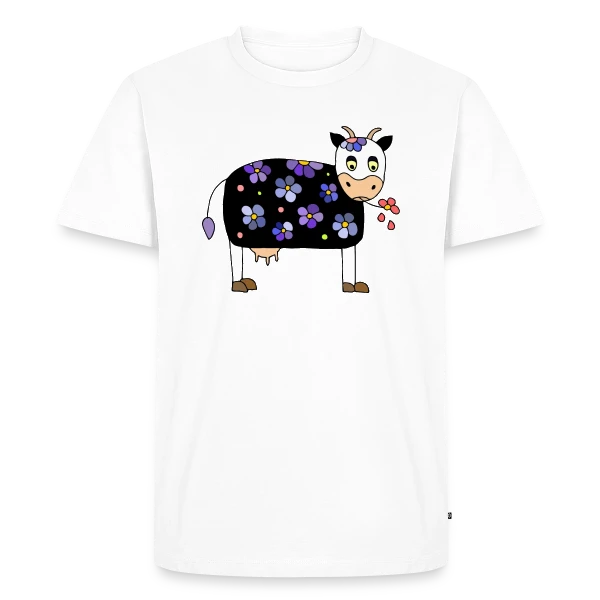 La Vache Rigolote sur T-shirt Premium bio Homme