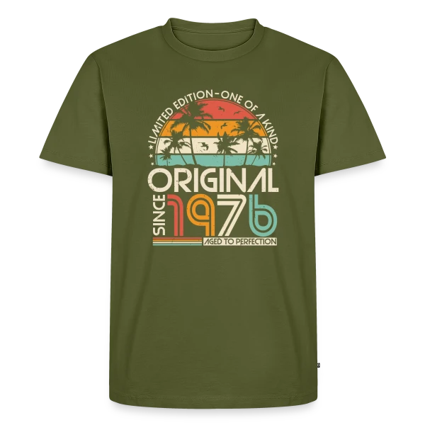 Original 1976 Palmiers Rétro sur T-shirt Premium bio Homme