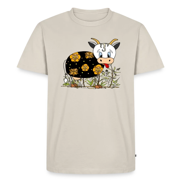 La Vache Joyeuse sur T-shirt Premium bio Homme
