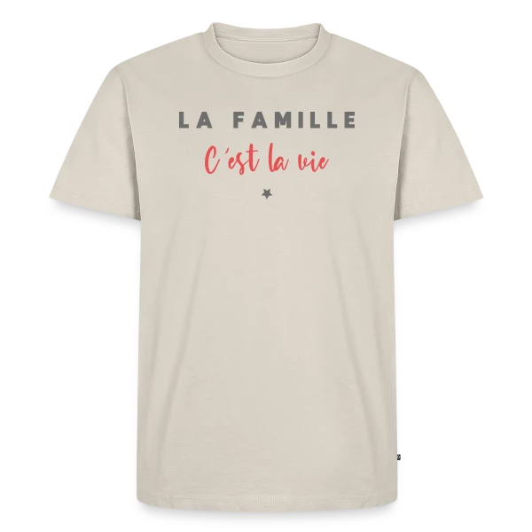 La Famille C'est la Vie sur T-shirt Premium bio Homme