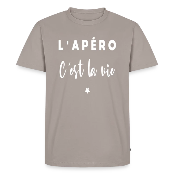 L'Apéro C'est la Vie sur T-shirt Premium bio Homme