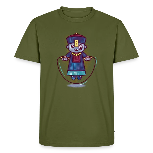 Le Vampire Sauteur Chinois sur T-shirt Premium bio Homme